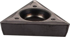 Iscar - TPMT2-1 Grade IC907 Carbide Turning Insert - 60° Triangle, 1/4" Inscr Circle, 3/32" Thick, 1/64" Corner Radius - Benchmark Tooling