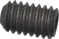 Value Collection - 5/16-18 UNC, 1/2" OAL, Cup Point Set Screw - Grade 8 Alloy Steel, 5/32" Key - Benchmark Tooling