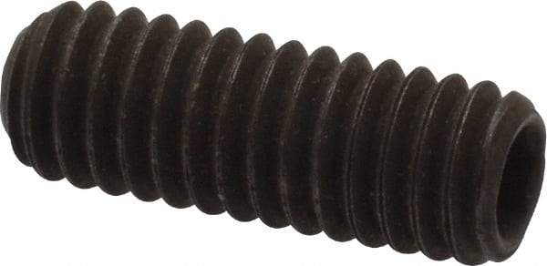 Value Collection - 5/16-18 UNC, 7/8" OAL, Cup Point Set Screw - Grade 8 Alloy Steel, 5/32" Key - Benchmark Tooling