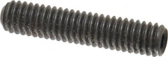 Value Collection - 5/16-18 UNC, 1-1/2" OAL, Cup Point Set Screw - Grade 8 Alloy Steel, 5/32" Key - Benchmark Tooling