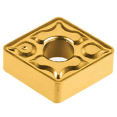 Iscar - SNMG433 TF Grade IC9350 Carbide Turning Insert - TiCN/Al2O3/TiN Finish, 90° Square, 1/2" Inscr Circle, 3/16" Thick, 3/64" Corner Radius - Benchmark Tooling