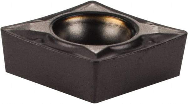 Iscar - CCMT2-1 PF Grade IC907 Carbide Turning Insert - 80° Diamond, 1/4" Inscr Circle, 3/32" Thick, 1/64" Corner Radius - Benchmark Tooling