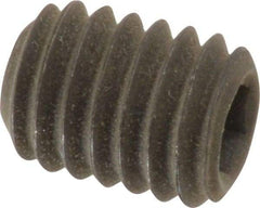 Value Collection - 3/8-16 UNC, 1/2" OAL, Cup Point Set Screw - Grade 8 Alloy Steel, 3/16" Key - Benchmark Tooling