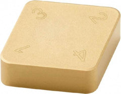 Seco - CNMN433 Grade CBN300P PCBN Turning Insert - TiAlN/TiN Finish, 80° Diamond, 1/2" Inscr Circle, 3/16" Thick, 3/64" Corner Radius - Benchmark Tooling