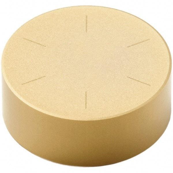 Seco - RNMN32 Grade CBN300P PCBN Turning Insert - TiAlN/TiN Finish, Round, 3/8" Inscr Circle, 1/8" Thick - Benchmark Tooling