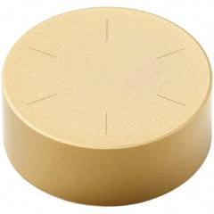 Seco - RNMN32 Grade CBN300P PCBN Turning Insert - TiAlN/TiN Finish, Round, 3/8" Inscr Circle, 1/8" Thick - Benchmark Tooling