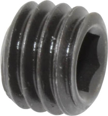 Value Collection - 1/2-13 UNC, 3/8" OAL, Cup Point Set Screw - Grade 8 Alloy Steel, 1/4" Key - Benchmark Tooling