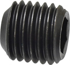 Value Collection - 1-8 UNC, 1" OAL, Cup Point Set Screw - Grade 8 Alloy Steel, 9/16" Key - Benchmark Tooling