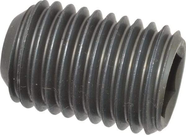 Value Collection - 1-8 UNC, 1-1/2" OAL, Cup Point Set Screw - Grade 8 Alloy Steel, 9/16" Key - Benchmark Tooling