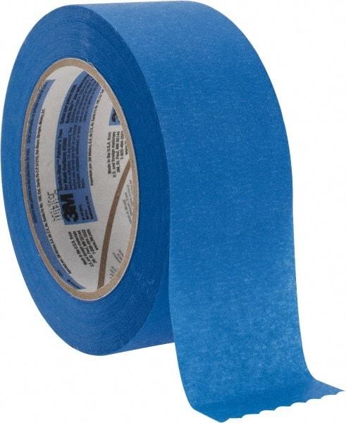 3M - 2" Wide x 60 Yd Long Blue Paper Masking Tape - Series 2090, 5.7 mil Thick, 27 In/Lb Tensile Strength - Benchmark Tooling