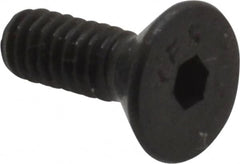Value Collection - #5-40 UNC Hex Socket Drive, 82° Flat Screw - Alloy Steel, Black Oxide Finish, Fully Threaded, 3/8" OAL - Benchmark Tooling