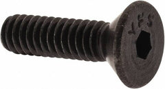 Value Collection - #5-40 UNC Hex Socket Drive, 82° Flat Screw - Alloy Steel, Black Oxide Finish, Fully Threaded, 1/2" OAL - Benchmark Tooling