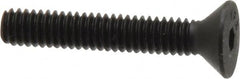 Value Collection - #8-32 UNC Hex Socket Drive, 82° Flat Screw - Alloy Steel, Black Oxide Finish, Fully Threaded, 1" OAL - Benchmark Tooling