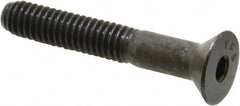 Value Collection - 5/16-18 UNC Hex Socket Drive, 82° Flat Screw - Alloy Steel, Black Oxide Finish, Fully Threaded, 2" OAL - Benchmark Tooling