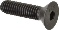 Value Collection - 3/8-16 UNC Hex Socket Drive, 82° Flat Screw - Alloy Steel, Black Oxide Finish, Fully Threaded, 1-1/2" OAL - Benchmark Tooling