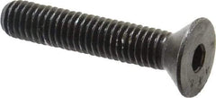 Value Collection - 3/8-16 UNC Hex Socket Drive, 82° Flat Screw - Alloy Steel, Black Oxide Finish, Fully Threaded, 2" OAL - Benchmark Tooling