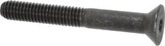 Value Collection - 3/8-16 UNC Hex Socket Drive, 82° Flat Screw - Alloy Steel, Black Oxide Finish, Partially Threaded, 3" OAL - Benchmark Tooling