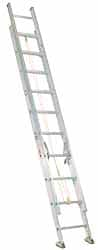 Made in USA - 24' High, Type IA Rating, Aluminum Extension Ladder - Benchmark Tooling