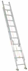 Made in USA - 40' High, Type IA Rating, Aluminum Extension Ladder - Benchmark Tooling
