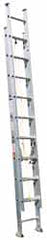 Made in USA - 40' High, Type I Rating, Aluminum Extension Ladder - Benchmark Tooling