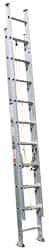 Made in USA - 36' High, Type I Rating, Aluminum Extension Ladder - Benchmark Tooling