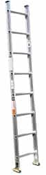 Made in USA - 10' High, Type IA Rating, Aluminum Extension Ladder - Benchmark Tooling