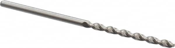 Accupro - #42 130° Cobalt Jobber Drill - Bright Finish, Right Hand Cut, Parabolic Flute, Straight Shank, 2-1/4" OAL, Split Point - Benchmark Tooling