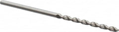 Accupro - #42 130° Cobalt Jobber Drill - Bright Finish, Right Hand Cut, Parabolic Flute, Straight Shank, 2-1/4" OAL, Split Point - Benchmark Tooling