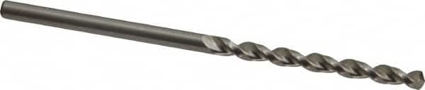 Accupro - #38 130° Cobalt Jobber Drill - Bright Finish, Right Hand Cut, Parabolic Flute, Straight Shank, 2-1/4" OAL, Split Point - Benchmark Tooling