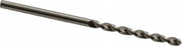 Accupro - 2.6mm 130° Cobalt Jobber Drill - Bright Finish, Right Hand Cut, Parabolic Flute, Straight Shank, 2-1/4" OAL, Split Point - Benchmark Tooling