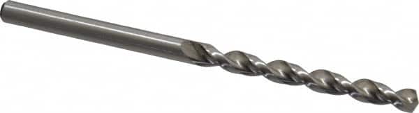 Accupro - #20 130° Cobalt Jobber Drill - Bright Finish, Right Hand Cut, Parabolic Flute, Straight Shank, 2-15/16" OAL, Split Point - Benchmark Tooling