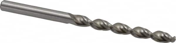 Accupro - 5.9mm 130° Cobalt Jobber Drill - Bright Finish, Right Hand Cut, Parabolic Flute, Straight Shank, 93mm OAL, Split Point - Benchmark Tooling