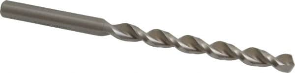 Accupro - Letter C 130° Cobalt Jobber Drill - Bright Finish, Right Hand Cut, Parabolic Flute, Straight Shank, 3-31/32" OAL, Split Point - Benchmark Tooling