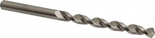 Accupro - 6.8mm 130° Cobalt Jobber Drill - Bright Finish, Right Hand Cut, Parabolic Flute, Straight Shank, 4-19/64" OAL, Split Point - Benchmark Tooling