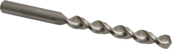 Accupro - 10mm 130° Cobalt Jobber Drill - Bright Finish, Right Hand Cut, Parabolic Flute, Straight Shank, 5-15/64" OAL, Split Point - Benchmark Tooling