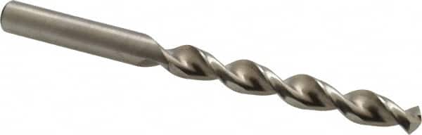 Accupro - 13/32" 130° Cobalt Jobber Drill - Bright Finish, Right Hand Cut, Parabolic Flute, Straight Shank, 5-1/4" OAL, Split Point - Benchmark Tooling