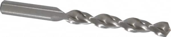 Accupro - 35/64" 130° Cobalt Jobber Drill - Bright Finish, Right Hand Cut, Parabolic Flute, Straight Shank, 6-5/16" OAL, Split Point - Benchmark Tooling