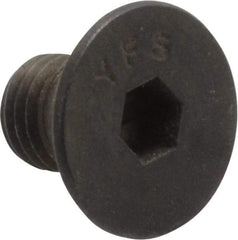 Value Collection - 1/4-28 UNF Hex Socket Drive, 82° Flat Screw - Alloy Steel, Black Oxide Finish, Fully Threaded, 3/8" OAL - Benchmark Tooling