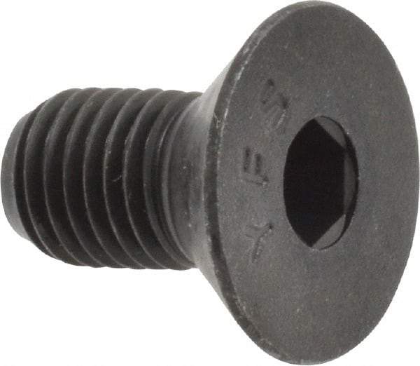 Value Collection - 5/16-24 UNF Hex Socket Drive, 82° Flat Screw - Alloy Steel, Black Oxide Finish, Fully Threaded, 5/8" OAL - Benchmark Tooling