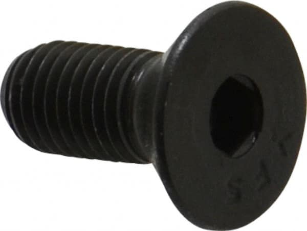 Value Collection - 5/16-24 UNF Hex Socket Drive, 82° Flat Screw - Alloy Steel, Black Oxide Finish, Fully Threaded, 3/4" OAL - Benchmark Tooling