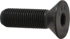 Value Collection - 3/8-24 UNF Hex Socket Drive, 82° Flat Screw - Alloy Steel, Black Oxide Finish, Fully Threaded, 1-1/4" OAL - Benchmark Tooling