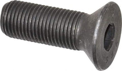 Value Collection - 1/2-20 UNF Hex Socket Drive, 82° Flat Screw - Alloy Steel, Black Oxide Finish, Fully Threaded, 1-1/2" OAL - Benchmark Tooling