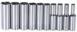 Blackhawk by Proto - 10 Piece 1/4" Drive Deep Well Socket Set - 6 Points, 4mm to 13mm Range, Metric Measurement Standard - Benchmark Tooling