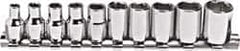 Blackhawk by Proto - 10 Piece 1/4" Drive Socket Set - 12 Points, 5mm to 13mm Range, Metric Measurement Standard - Benchmark Tooling