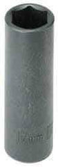 Armstrong - 3/8" Drive 14mm Deep Impact Socket - 6 Points, 2-33/64" OAL - Benchmark Tooling