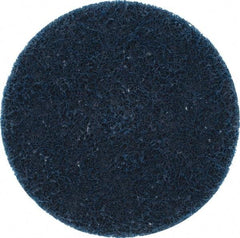 Merit Abrasives - 3" Disc Diam, Aluminum Oxide Quick Change Disc - Type P Attaching System, Nonwoven, Blue, Very Fine Grade, 20,000 RPM, XC Series - Benchmark Tooling