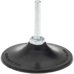 Merit Abrasives - 3" Diam Quick-Change Type P Disc Backing Pad - Benchmark Tooling