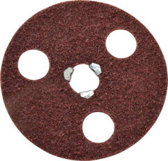 Norton - 4-1/2" Medium Grade Aluminum Oxide Deburring Disc - Quick Change Connection - Benchmark Tooling