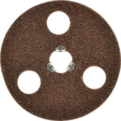Norton - 4-1/2" Coarse Grade Aluminum Oxide Deburring Disc - Quick Change Connection - Benchmark Tooling