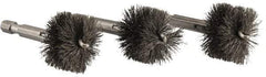 Ridgid - 1 Inch Inside Diameter, 1-3/16 Inch Actual Brush Diameter, Steel, Power Fitting and Cleaning Brush - Benchmark Tooling